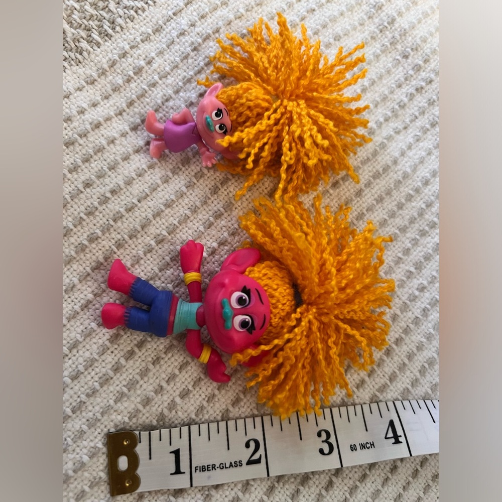 Colorful Troll Dolls with Orange Hair - Picture 2 of 2